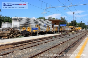 Lavori in corso lungo la ferrovia Alcantara – Randazzo