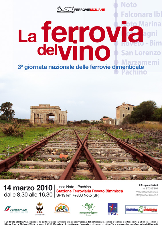 ”La ferrovia del vino” 3ª giornata nazionale delle ferrovie dimenticate