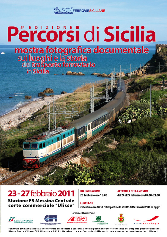 ”Percorsi di Sicilia” mostra fotografica documentale sui luoghi e la storia del trasporto ferroviario in Sicilia (5ª edizione)