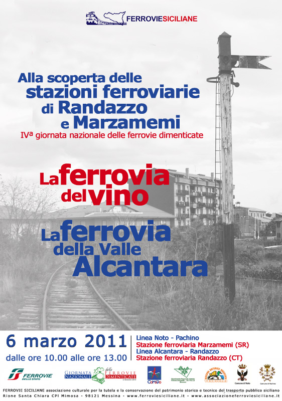 Alla scoperta delle stazioni ferroviarie di Randazzo e Marzameni: FERROVIE SICILIANE partecipa alla IVª giornata delle ferrovie dimenticate