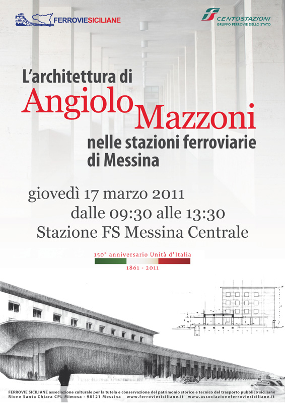 150 anni dell’Unità d’Italia: L’architettura di Angiolo Mazzoni nelle stazioni ferroviarie di Messina