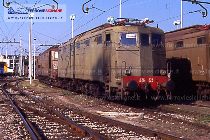 E636 nel Deposito Locomotive di Messina