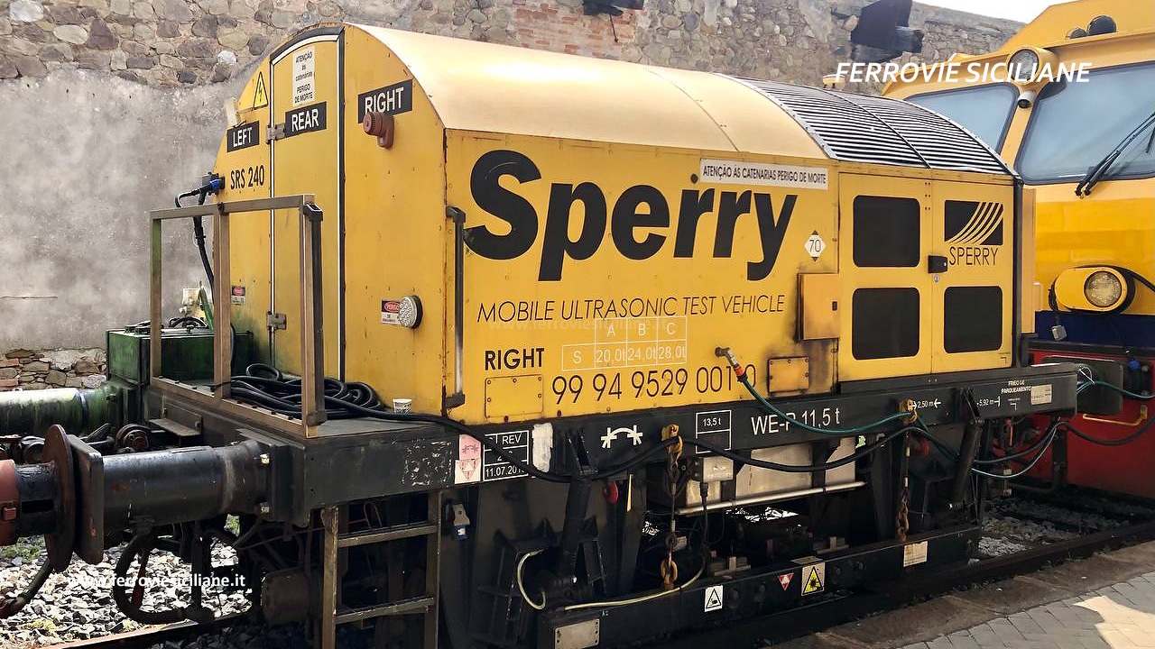 La rete ferroviaria siciliana controllata con gli ultrasuoni di Sperry
