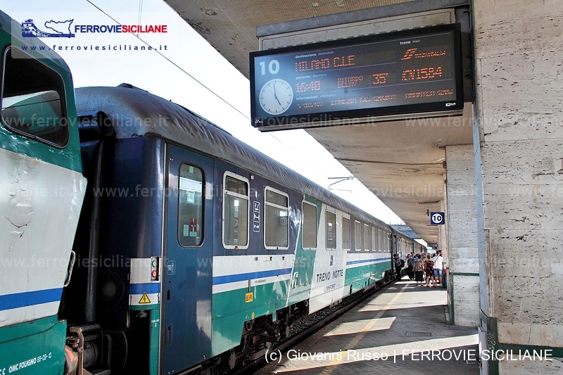 Treno notte Sicilia – Milano: analisi di viaggio ad Agosto 2015