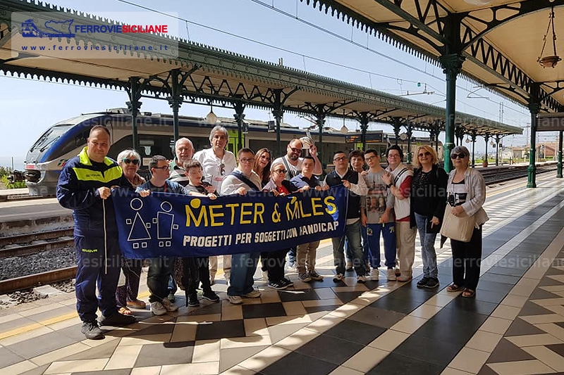 Mobilità senza barriere, in treno a Giardini Naxos con la Meter & Miles