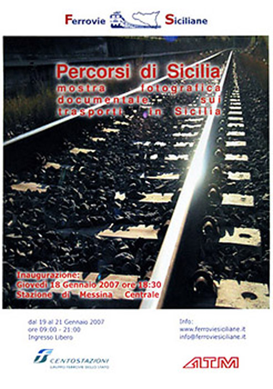 Percorsi di Sicilia, mostra fotografica documentale sul trasporto ferroviario in Sicilia