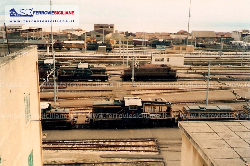 Il deposito locomotive di Messina negli anni 80