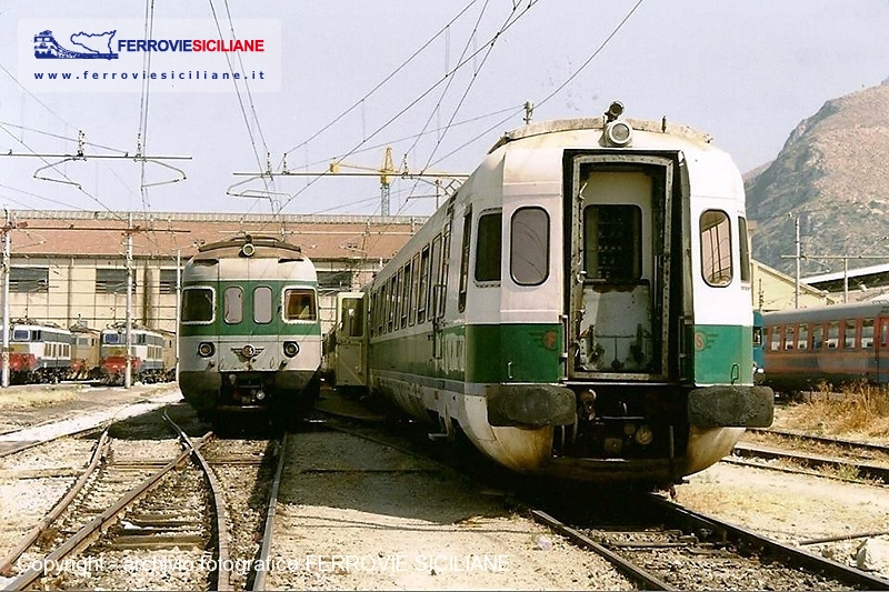 ALe601 nel Deposito Locomotive di Palermo