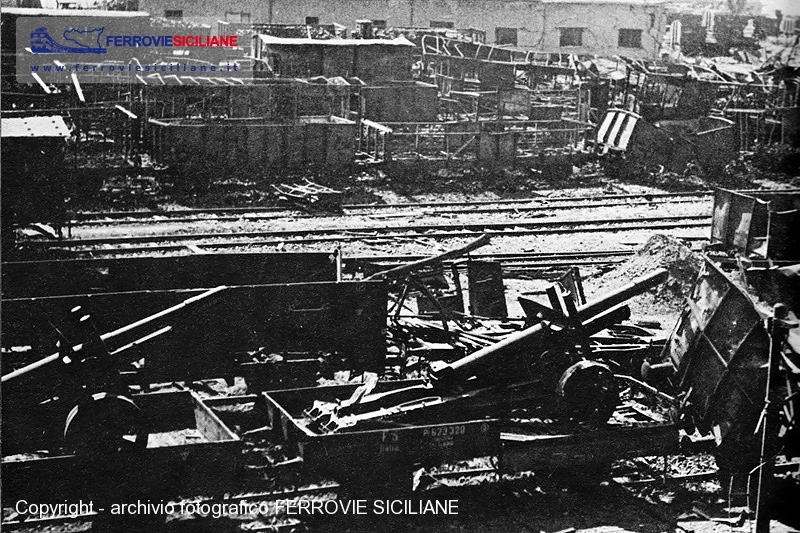 Ecatombe di carri durante i bombardamenti del 1943