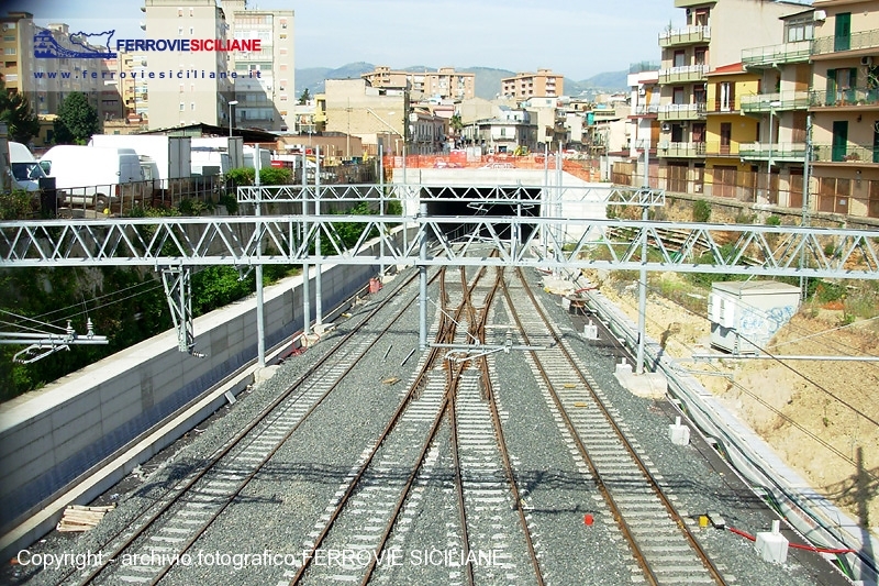 Passante Ferroviario Palermo, i lavori al Bivio Oreto