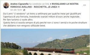 Rivogliamo la nostra ferrovia Avellino - Rocchetta